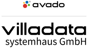 Logo avado villadata white